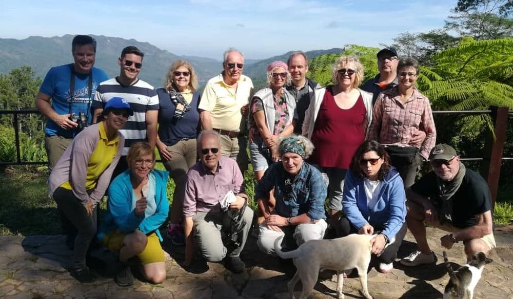 Reisegruppe im Nationalpark Escambray