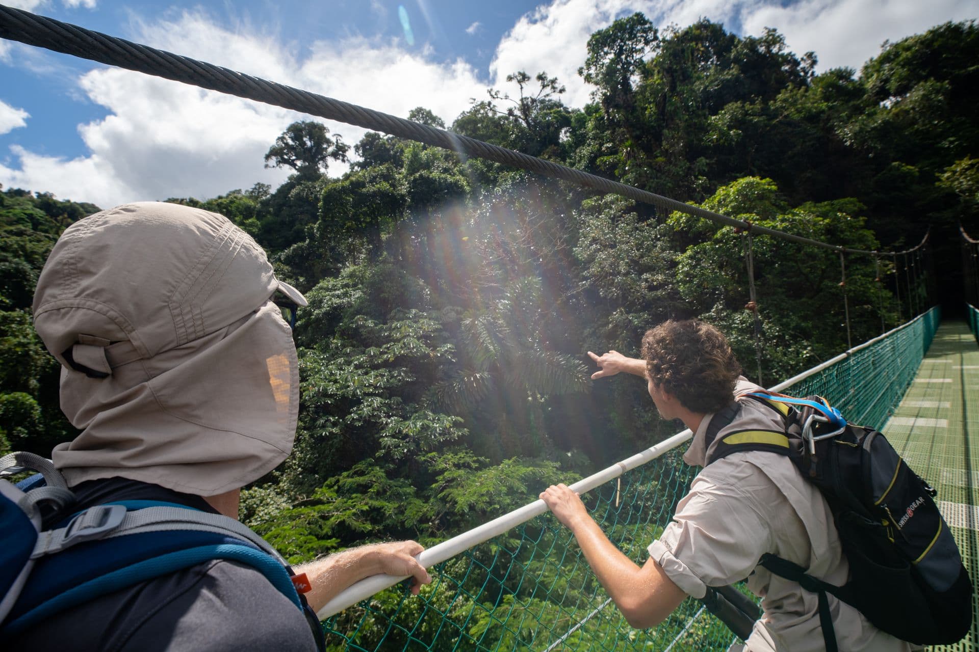 Hanging bridge